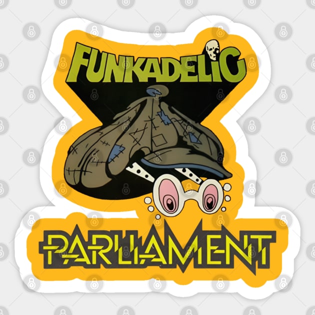 Funkadelic t-shirt Sticker by Riss art